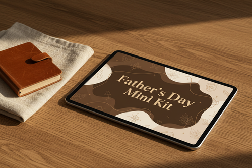 Father's Day Mini Kit Mockup