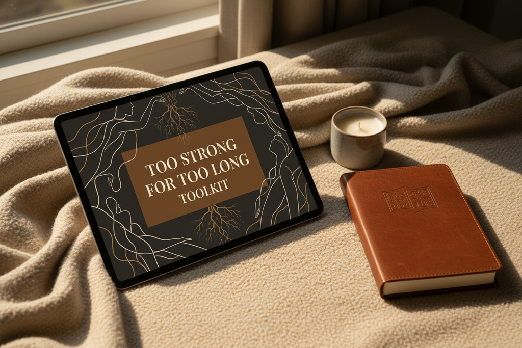 Too Strong for Too Long Toolkit Mockup